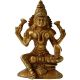 Aakrati Goddess Lakshmi Brass Statue Brown