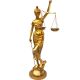 Justice Lady Statue Made in Brass Metal for Decoration