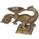 Decorative & designer brass metal peacock shape candle stand, oil lamp by Aakrati