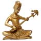 Brass Metal Vintage Hand Carved Musician statue