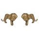 Pair of Animal Statue of Brass of Deorative Lion Metal Figurine for Table Decor / Home Decor / Office Decor Showpiece with Antique Finish. Ulitmate gift for all