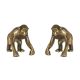 Pair of Decorative Metal Animal Figurine of Gorilla Metal Statue with Antique Finish for Home Decor/ Office Decor /  Table Decor and Gift Item