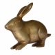 Rabbit Figurine Made From Brass Handmade Figure With Antique Finish Home Decoration Animal Figurine