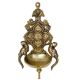 Brass Made Wall Diya/ Deepak with Parrot Figure for Wall Decor