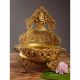 Floating candle pot Brass Metal made - Home Decor Lord Ganesha figure Urli