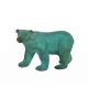 Aakrati Green Brass 4 inch Small Cute Polar Bear For Gifting or Home Decor or Office Decor