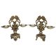 Brass Laxmi Ganesh table diay ethnic metal craft table showpiece