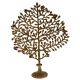 Brass Tree with Beautiful Flowers Decorative Kalpvriksh Tree for Home Office Table Top Festival