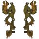 Stunning Brass Dragon Shaped Door Handle