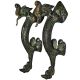 Aakrati Brass Door Handle of Dragon Figure Green Black Dragon Shaped Handle - Solid Brass Heavy Duty Door Pull Hardware for All Type Door and Material