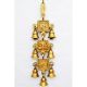 Royal & designer Laxmi ganesha brass metal hanging bell with 7 little bells