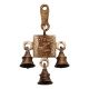 Goddess Lakshmi crafted door bells hanging 