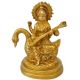 Goddess Saraswati brass metal designer statue for fortune