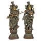 Radha Krishna Brass Statue Murti