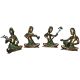 Handicrafts Antique Musician Brass Figurine, Set - 2