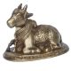 Aakrati Sitting Cow - Nandi Religious Brass decorative Figure