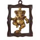 Aakrati Two tone Ganesh Decorative hanging Statue