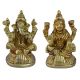 Aakrati Laxmi Ganesha Pair in Yellow Finish