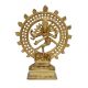 Aakrati Lord Shiva In Dancing Position ( Natraj) Metal Made Gift Yellow