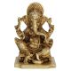 Barss Statue of Ganesha in Yellow Finish