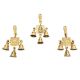 Set of Laxmi Ganeshas Saraswati Single Hanging Bells