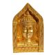 Buddha Face Brass Decorative Frame for Table Decor