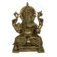 Brass figure of Lord Ganesha Religious Hindu Diety