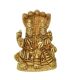 Laxmi Narayan Sitting on Sheshnaag Brass Religious Statue