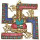 Ganesh coral stone work Wall plate