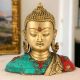 Lord Siddhartha Buddha Brass Statue Bust