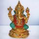 Lord Ganesha Brass Blessing Religious Satue for Prosperity