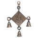 Feng Shui Metal Wind Chime With 3 Brass Bells Good Luck Chime