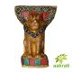 Table Card Holder with lion statue - showpiece for your home and office table