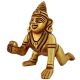 Baby Krishna/Thakur ji Brass Metal idol figure