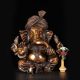 Metal Sculpture of Lord Ganesha idol brass metal antique finish Statue