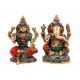 Religious Laxmi  Ganesha Pair Hand Made Pooja Ghar Brass Statue