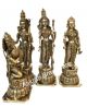 Ram Darbar brass made hand carved statue for pooja ghar