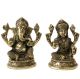 Laxmi Ganesha Brass made antique decorative pair for pooja ghars