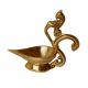 Brass made hand carved aarti Diya/Oil lamp