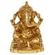 Lord Ganesha brass made hand carved statue by aakrati