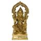 Laxmi Ganesha & Saraswati brass made hand carved antique statues -1