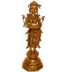 Deep laxmi - Diya Lady brass table decor figure - Decorative statue for worship or temple