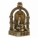 Decorative Lord Ganesha sitting brass made office decor Statue