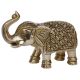 Brass figure of metal elephant for home and office decor