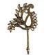 Aakrati Antique Brass Bathroom Robe Towel Hook Wall Mounted Clothes Hanger - Hook Rustic Vintage Cloth Hanger Solid Brass Bronze Color