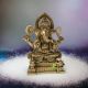 Ganesh Hindu Religious Temple Worship Brass Statue in Antique Look - Best Gift and Home Decor showpiece