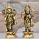 Vishnu Laxmi Brass Idol Statue for Home Decoration Showpiece and Temple Worship