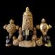 Brass Tirupathi Balaji Venkateshwara statue/wall Hanging Decor , Shank Chakra wall Hanging , Brass balaji Face wall Hanging tilak balaji