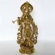 Lord Krishna Metal brass antique finish Murti figure idol statue sculpture