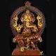 Big Lobby decor Metal Ganesh Religious Decoration hotel and resorts outdoor Indoor